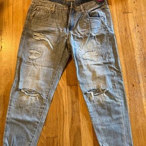 Ladies Boyfriend Crop Jeans